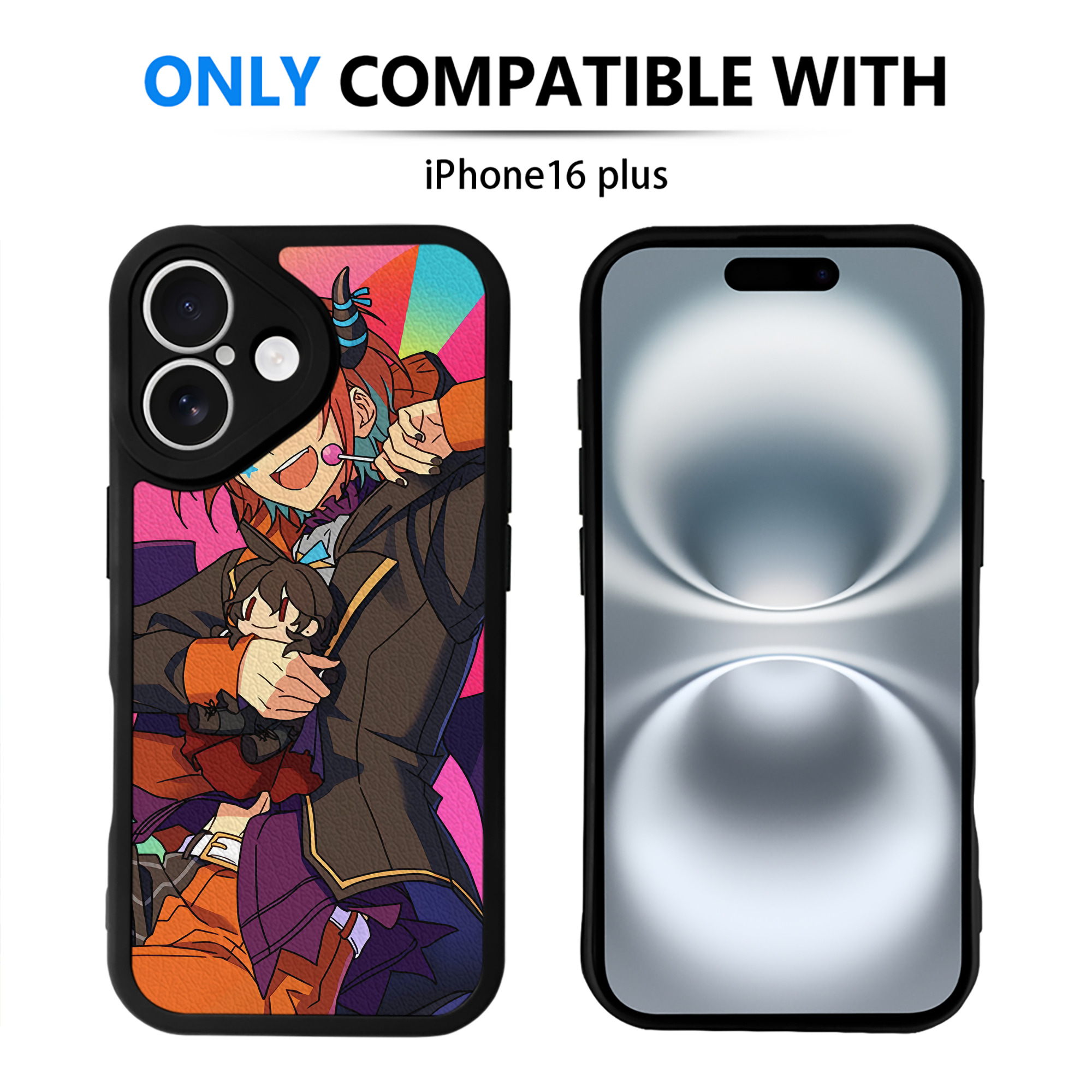 （画像用） あんさんぶるスターズ! Ensemble Stars 【iPhone 16シリーズ対応】シリコンスマホケース（レザー調） 材質：シリコン